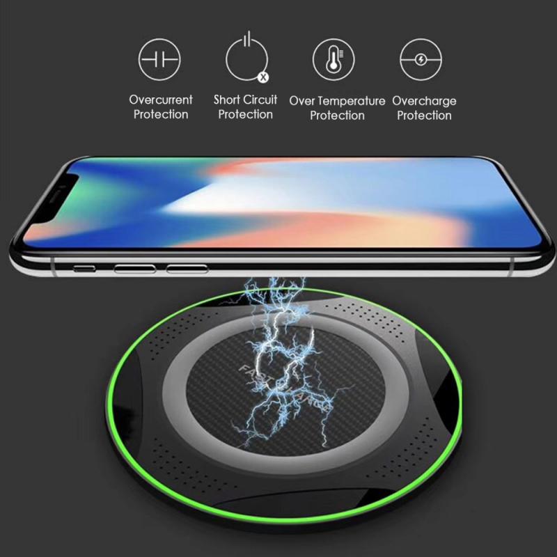Wireless Charger 10W phone charger wireless Fast Charging Dock Charger - Image 4