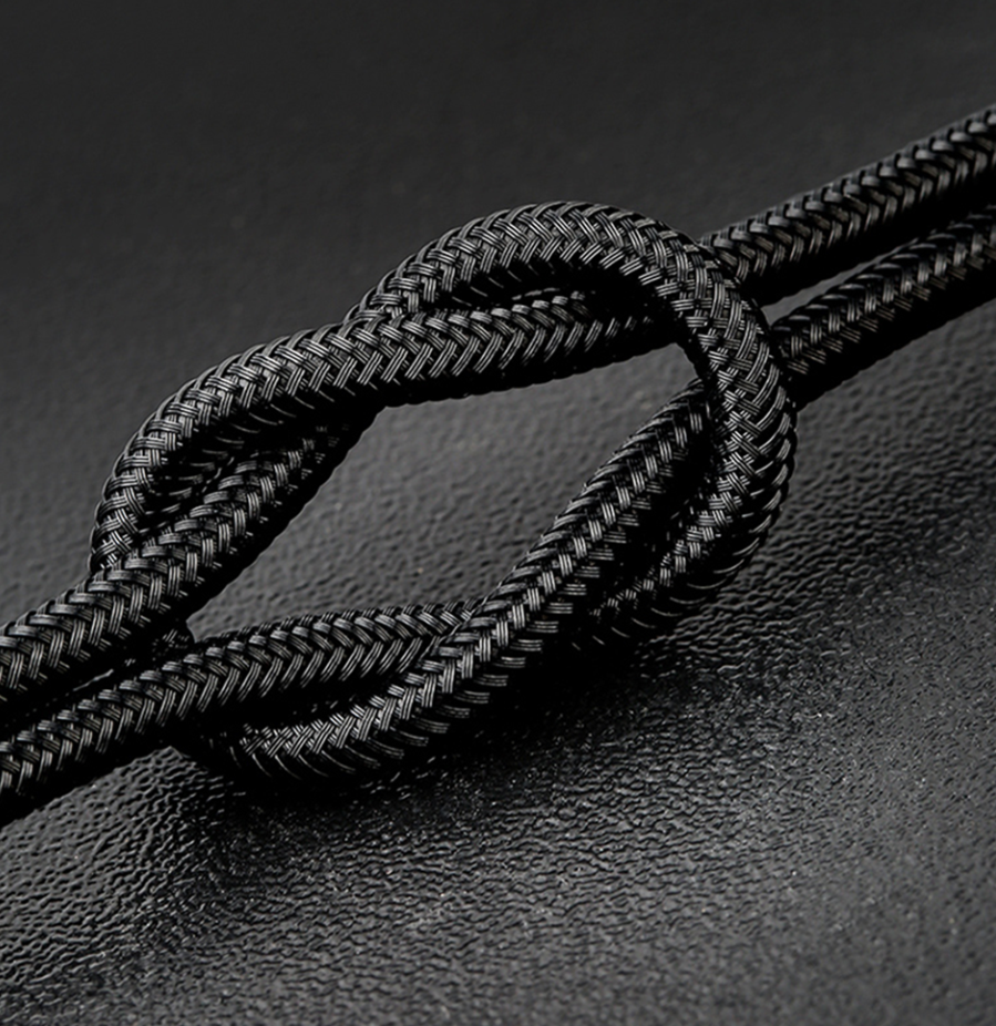 WiWU Elite cable USB to Ligthning Cable 2.4A fast charge Barided cord compatible with IOS devices with 1.2m Length - Image 3