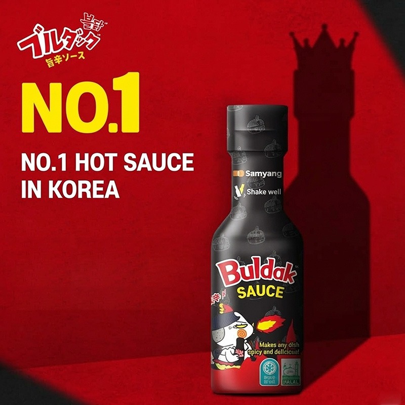 Samyang Buldak Original Korean Spicy Hot Chicken Flavor Sauce 200 g β Bold & Fiery Condiment for Noodles, Chicken, Rice & More