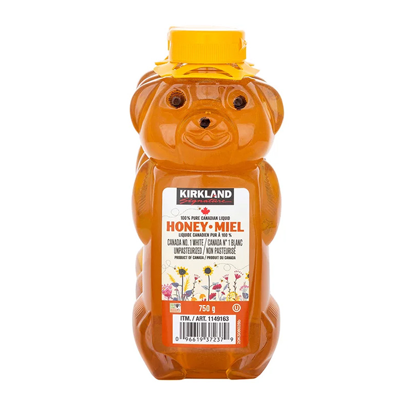Kirkland Signature Pure Liquid Honey 750g – Natural Sweetener, Raw-Style Honey for Cooking, Baking & Daily Use