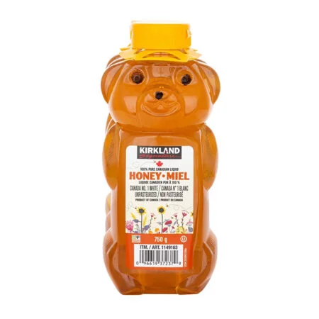 Kirkland Signature Pure Liquid Honey 750g – Natural Sweetener, Raw-Style Honey for Cooking, Baking & Daily Use