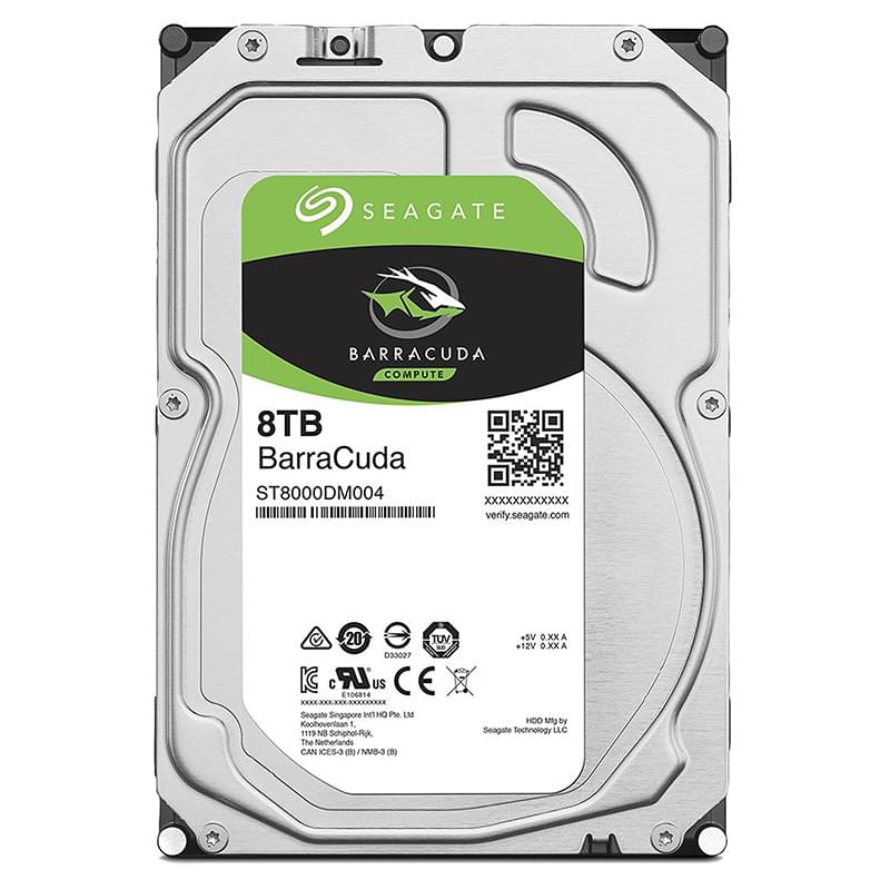 Seagate BarraCuda 8TB 3.5-Inch Internal Hard Drive – SATA 6Gb/s, 256MB Cache, 5400 RPM Desktop HDD for Storage & Backup (ST8000DM004)  (BACKORDER)