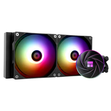 Thermalright AQUA ELITE 240 ARGB Liquid CPU Cooler – 240mm AIO, Dual PWM ARGB Fans, S-FDB Bearing for Intel & AMD Platforms  (BACKORDER)
