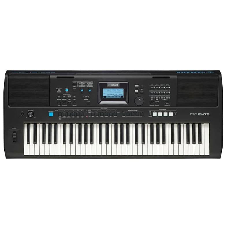 Yamaha PSR-E473 61-Key Electronic Keyboard – 820 Voices, 290 Styles, Touch Response, Mic Input for Music Production & Live Performance  (BACKORDER)